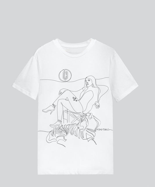 VC - Tiger Queen Art White T-Shirt