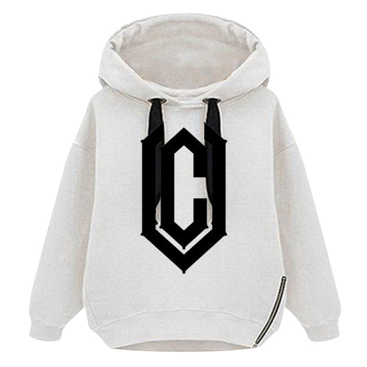 VC - White Grand Monogram Hoodie