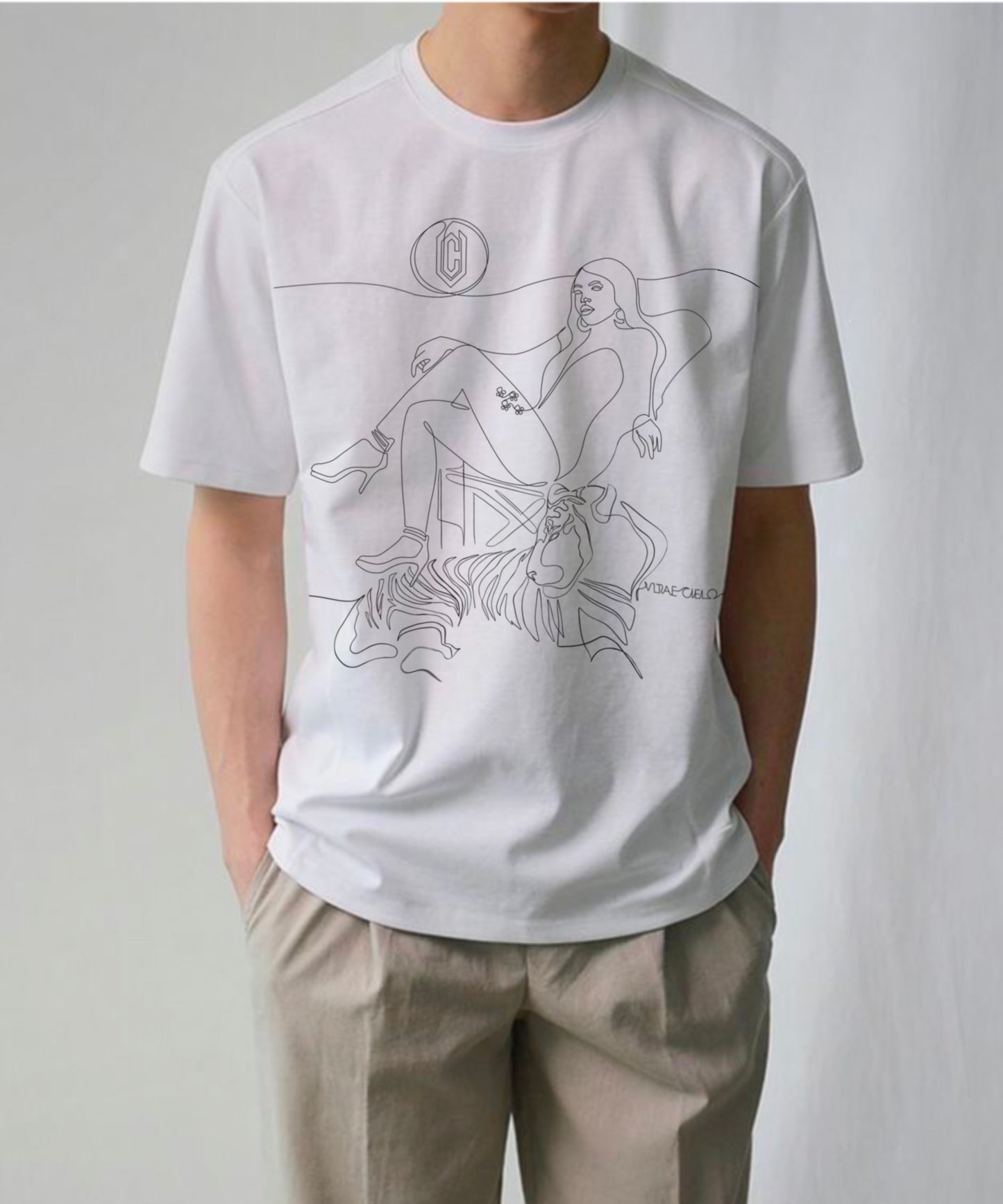 VC - Tiger Queen Art White T-Shirt